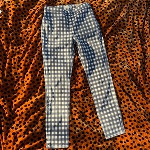 Madewell Plaid Jeans